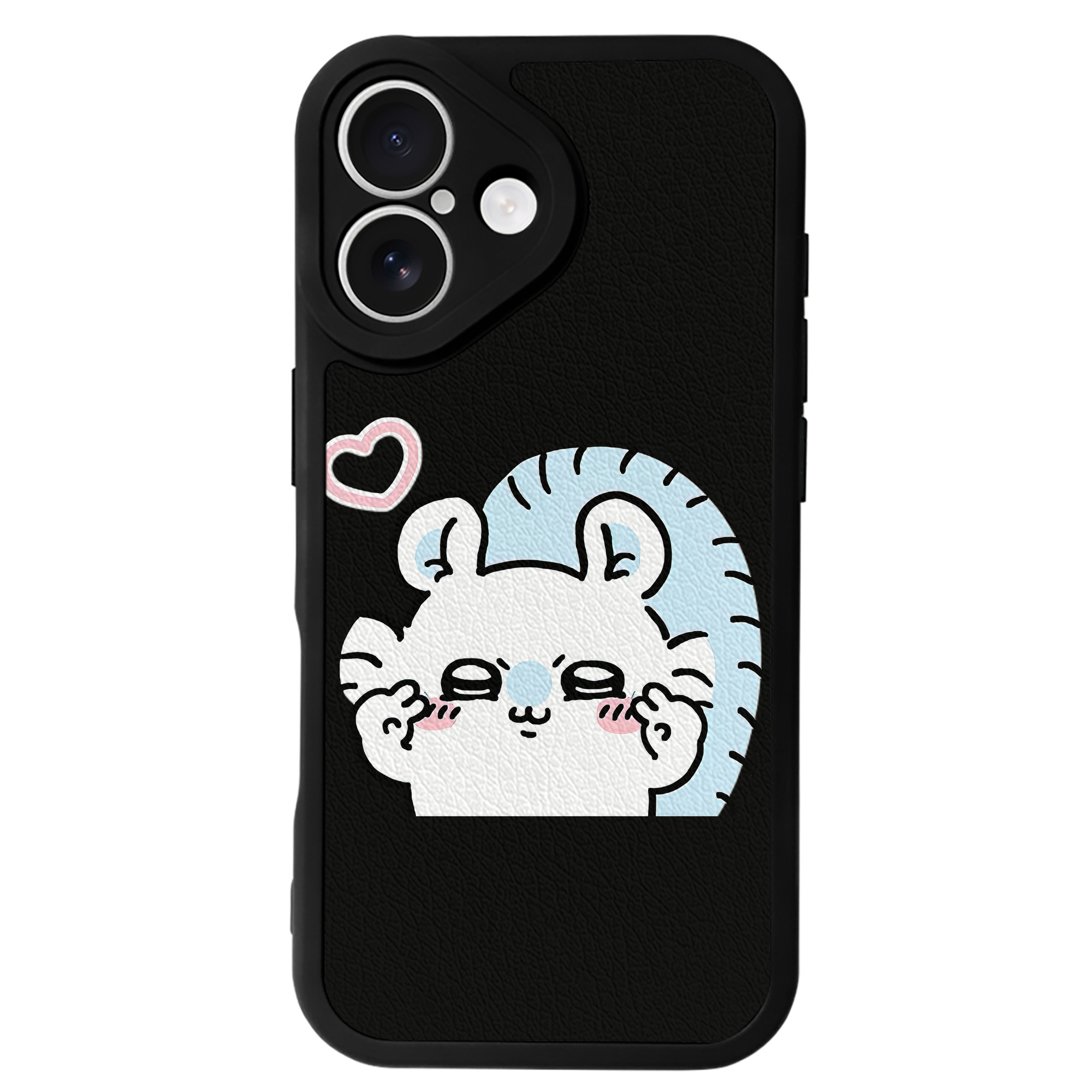 （画像用） ちいかわ モモンガ Chii-kawa Momonga 【iPhone 16シリーズ対応】シリコンスマホケース（レザー調） 材質：シリコン